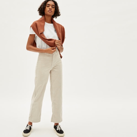 Everlane, Corduroy, Wide Leg Pant in Sandstone! - Picture 2 of 10